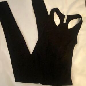 Fornia One Size Black Bodysuit